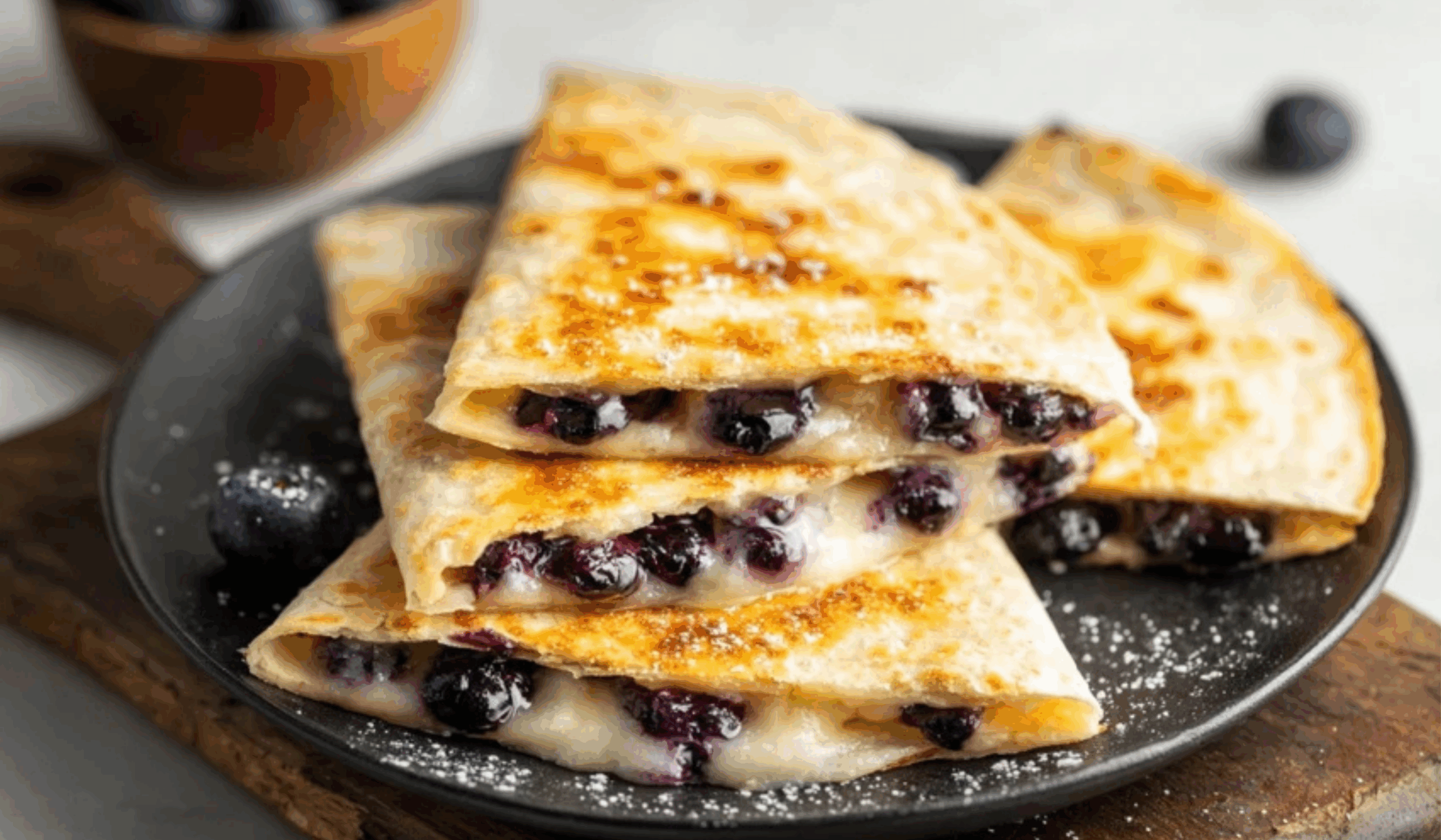 Blueberry Breakfast Quesadilla: A Sweet and Crispy Morning ...